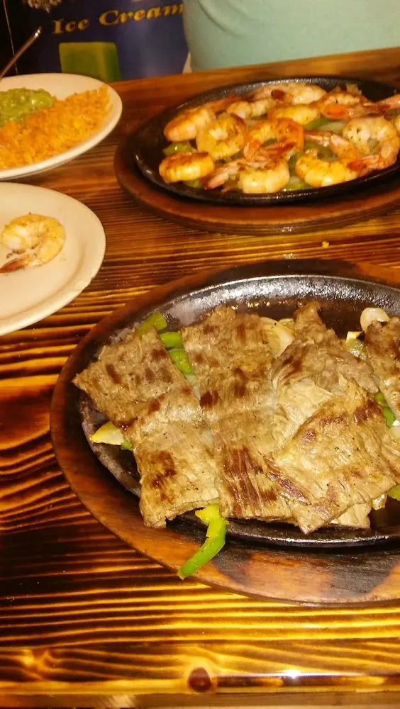 Fajitas and Shrimp