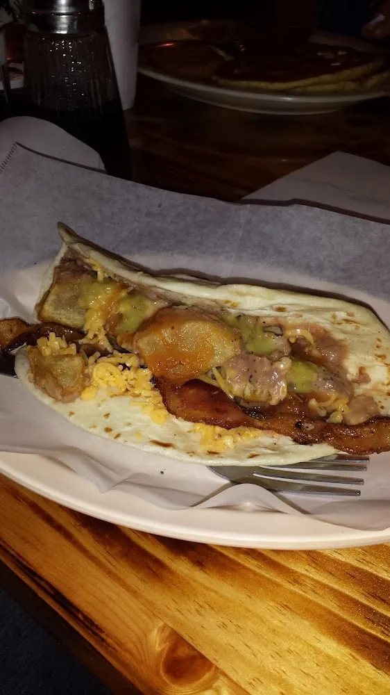 Potato Bacon Bean and Cheese